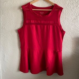 Merona | peplum shirt